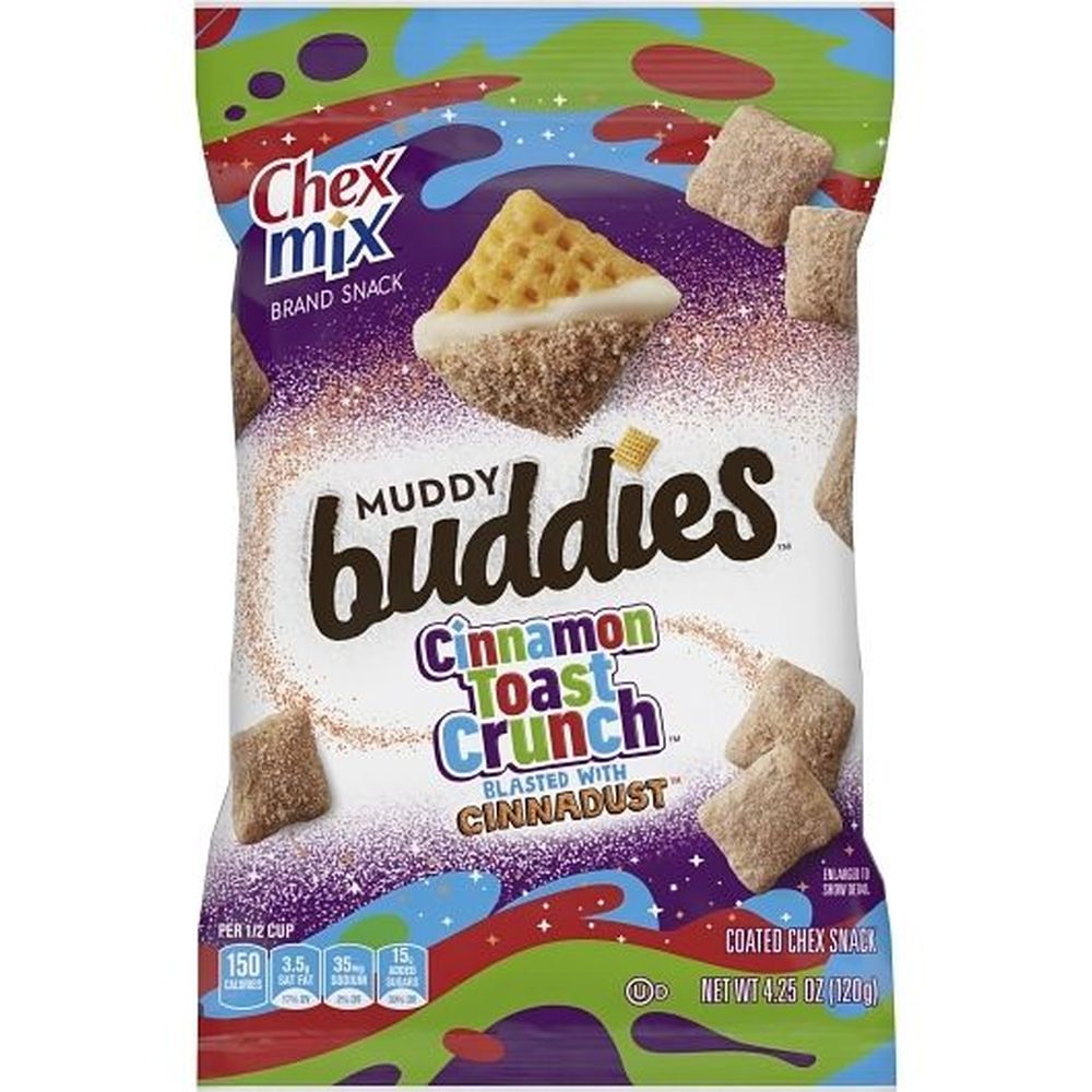 Chex Mix Muddy Buddies Cinnamon Toast Crunch Snack Mix, 4.25 Ounce -- 7 Per Case
