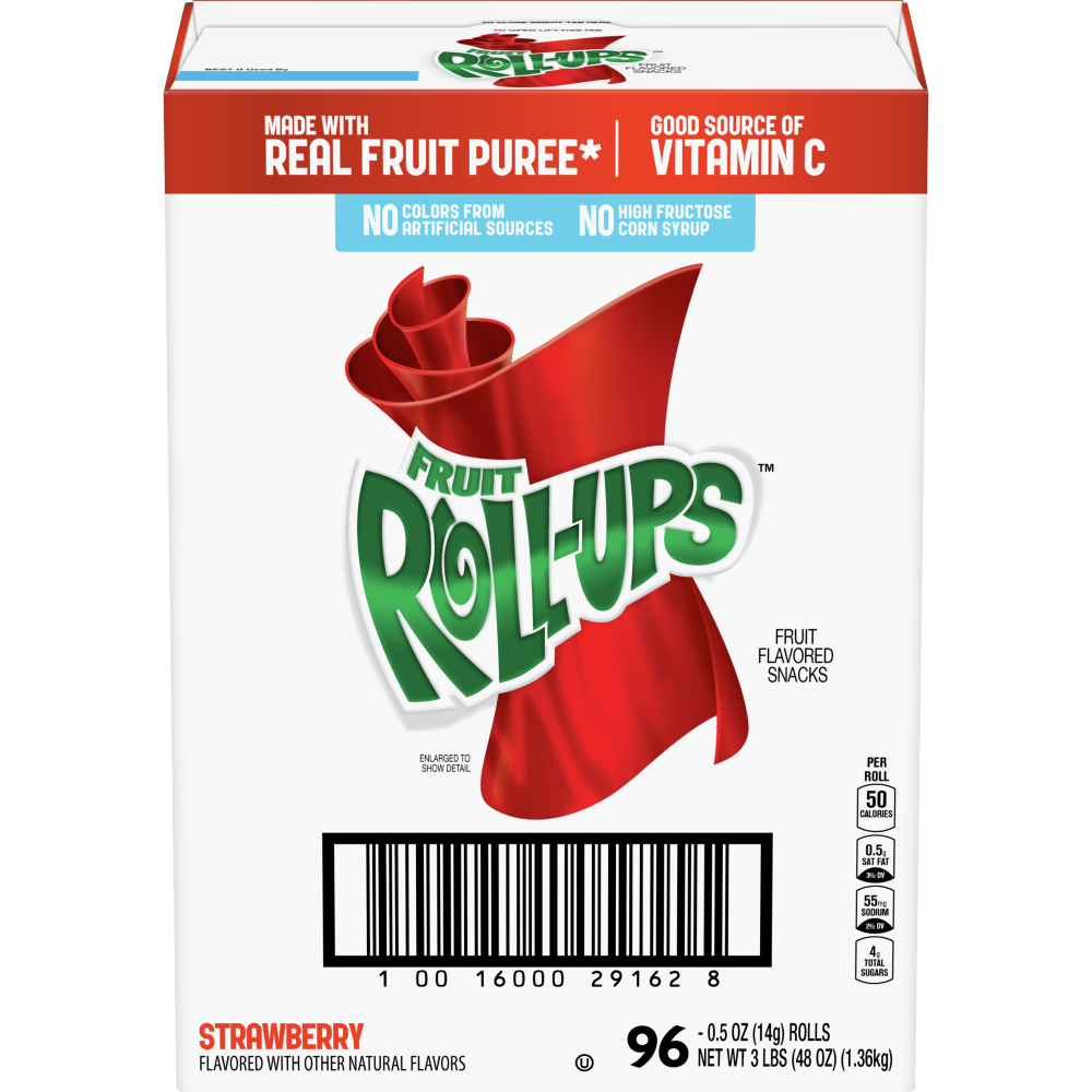 General Mills Fruit RollUps Snack Case FoodServiceDirect