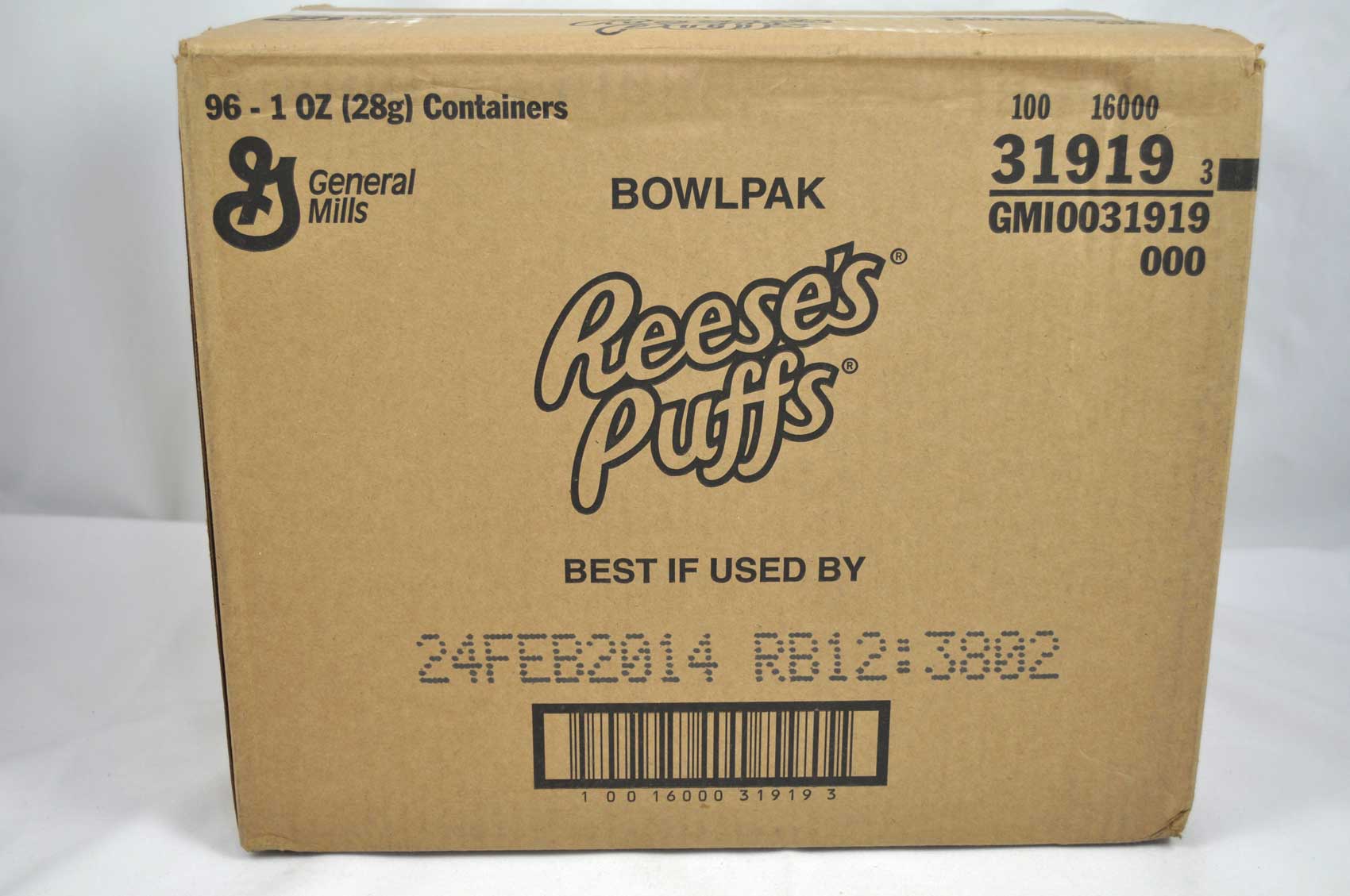 Reese's Puffs Cereal, 1 Ounce -- 96 Per Case