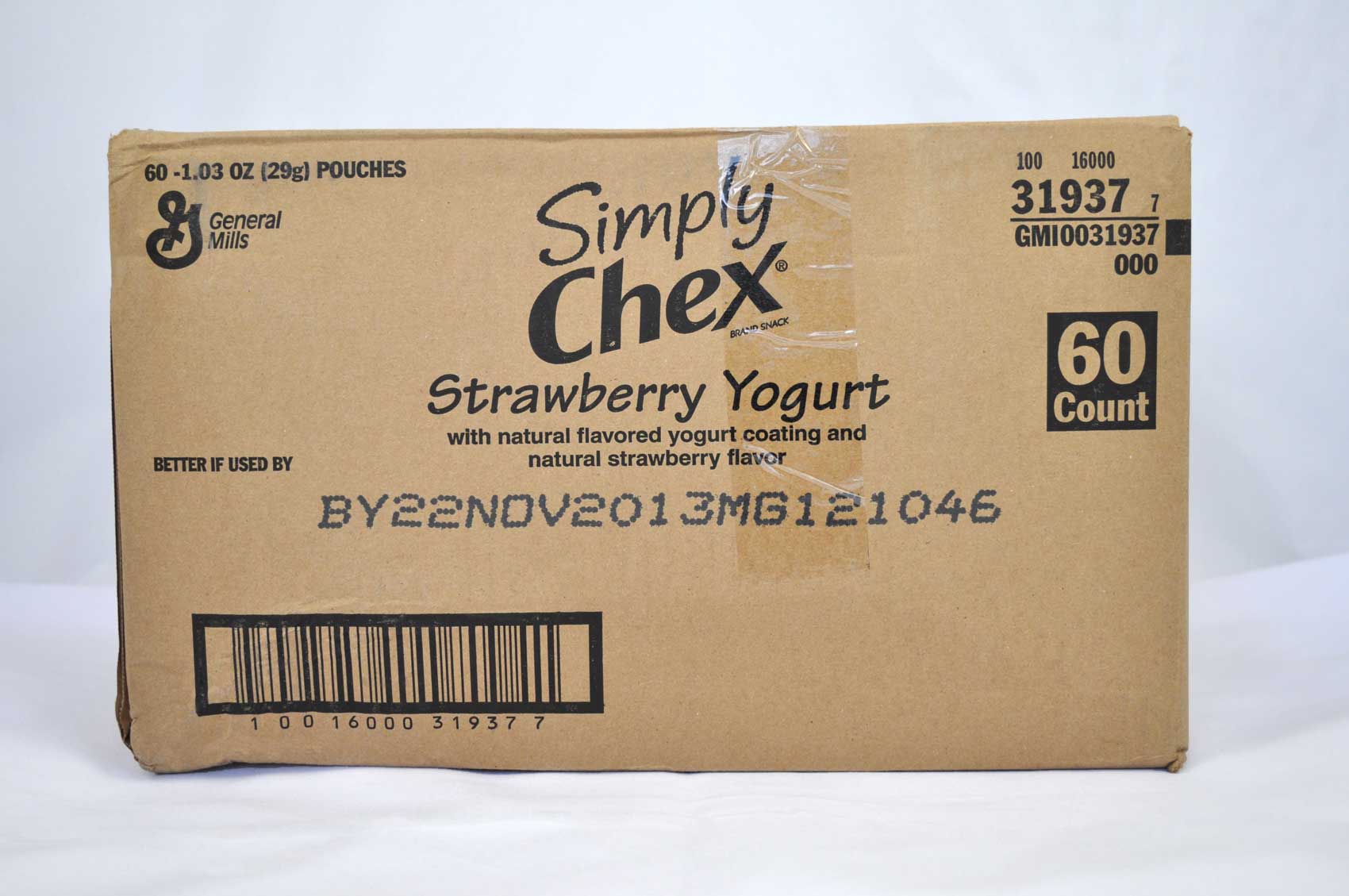 Chex Simply Strawberry Yogurt, 1.03 Ounce -- 60 Per Case