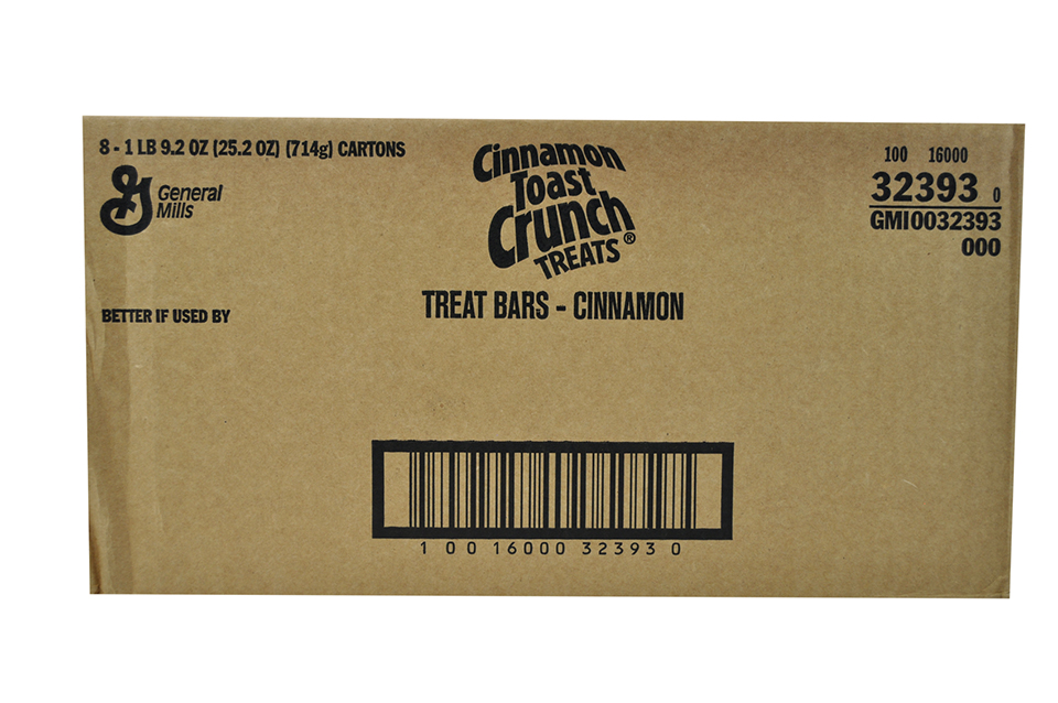 Cinnamon Toast Crunch Cereal Treat Bar, 25.2 Ounce -- 8 per case.