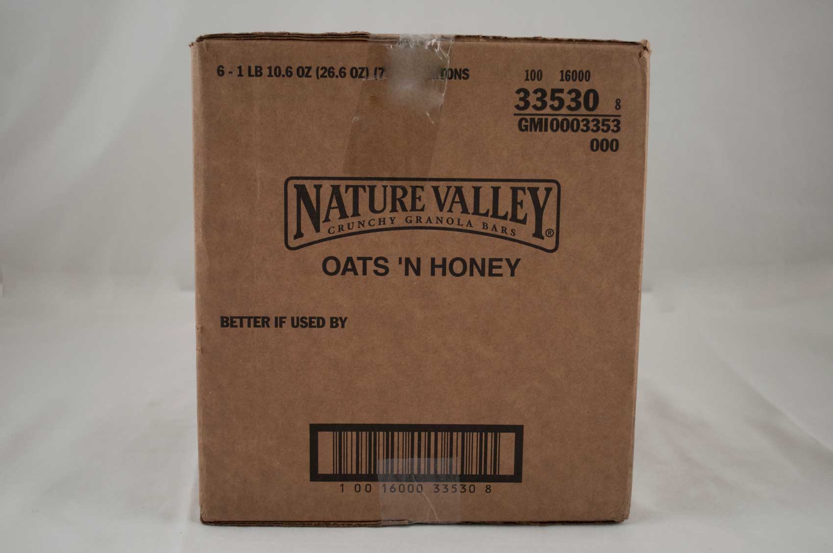 NATURE VALLEY Oats/Honey Granola Bar - Oats 'n Honey - 1.50 oz - 108 / Carton