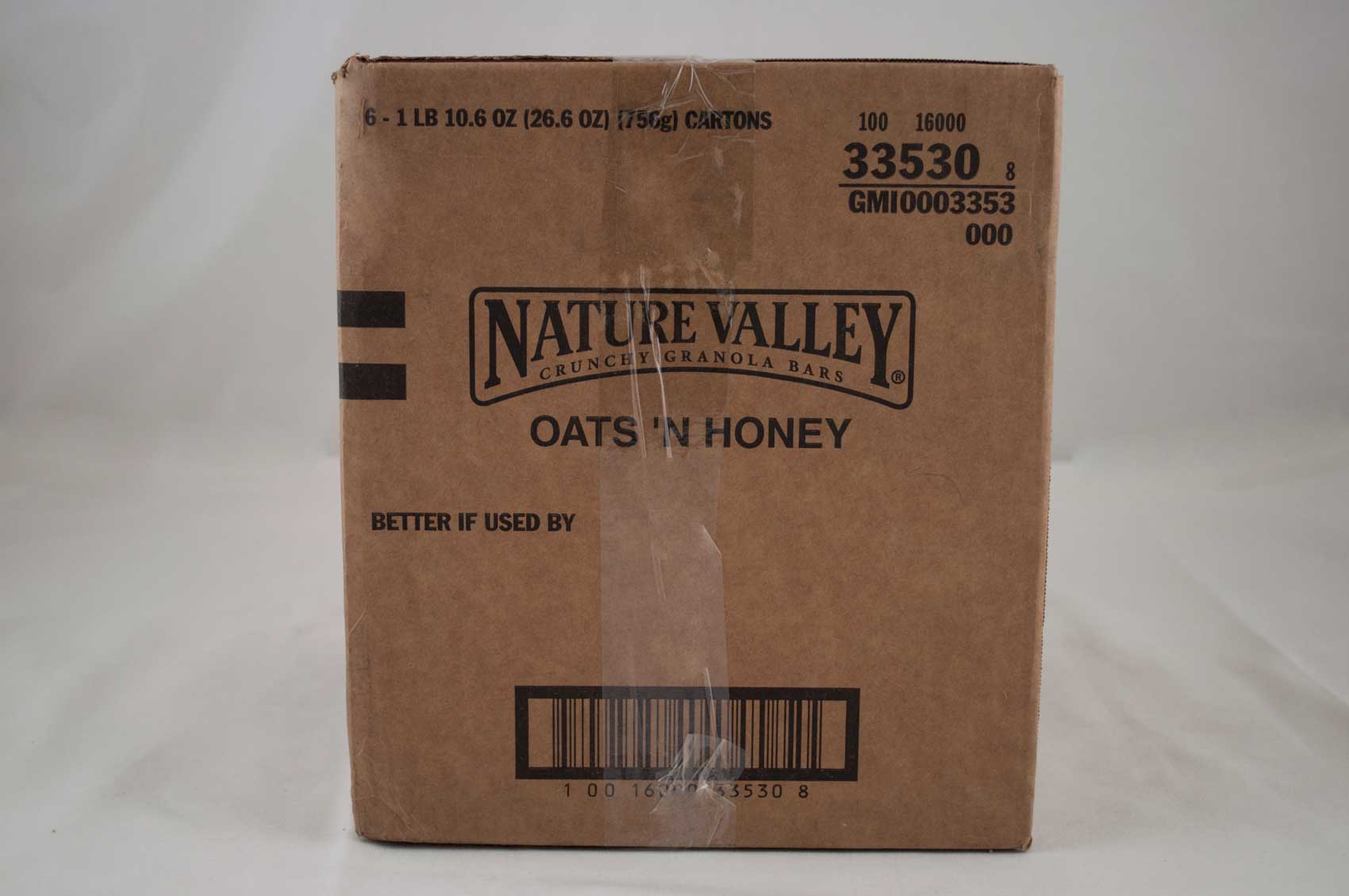 NATURE VALLEY Oats/Honey Granola Bar - Oats 'n Honey - 1.50 oz - 108 / Carton NATURE VALLEY Oats/Honey Granola Bar - Oats 'n Honey - 1.50 oz - 108 / Carton