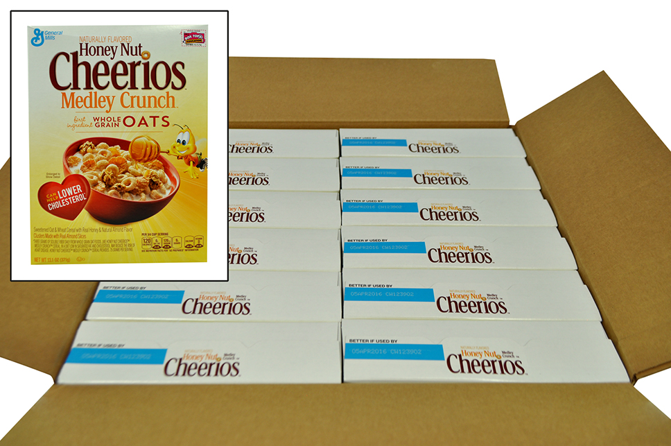 Honey Nut Cheerios Medley Crunch Cereal, 13.1 Ounce -- 12 per case.