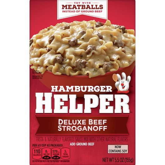Hamburger Helper Deluxe Beef Stroganoff Pasta, 5.5 Ounce -- 12 Per Case
