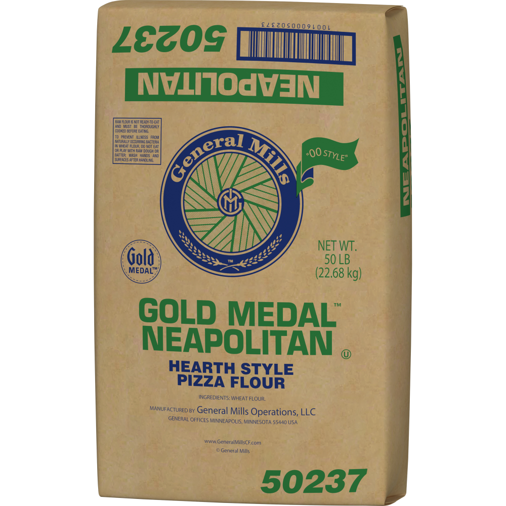 Gold Medal Neapolitan Hearth Style Pizza Flour, 50 Pound