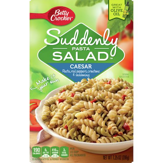 Suddenly Pasta Salad, Caesar, 7.25 Ounce -- 12 Per Case