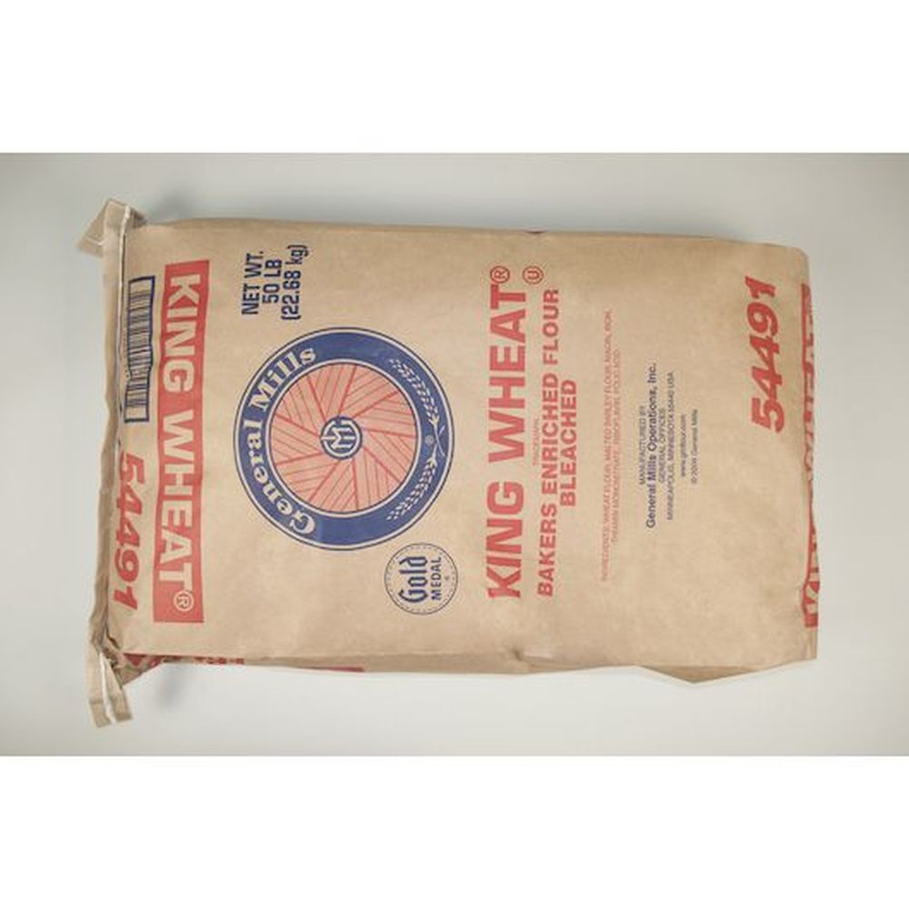 Gold Medal King Wheat Bakers Enriched Bleached Flour, 50 Pound