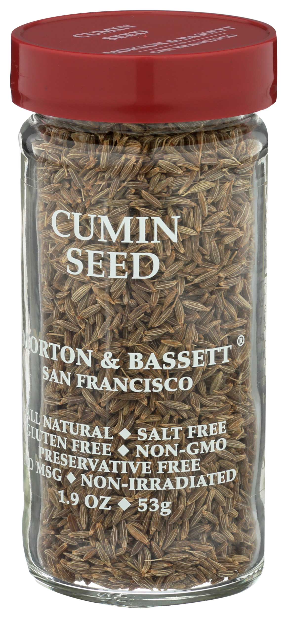 Morton & Bassett Cumin Seed, 2 Ounce -- 3 Per Case