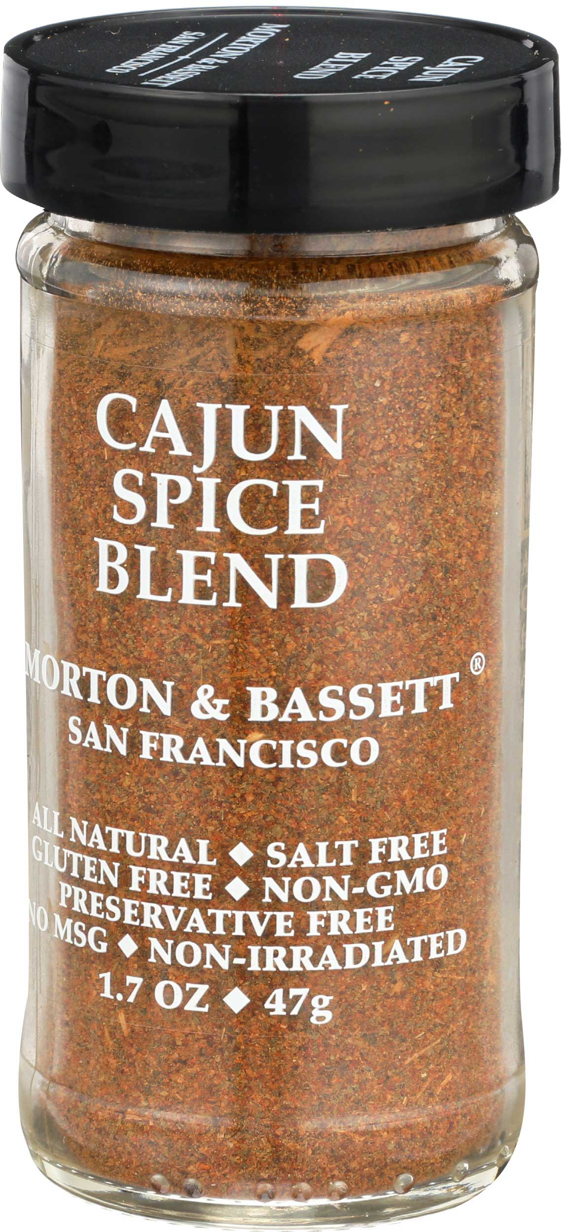 Morton & Bassett Cajun Spice Blend, 1.8 Ounce -- 3 Per Case