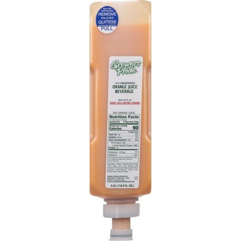 Florida's Natural 4 Plus 1 Orange Beverage, 3.5 Liter -- 3 Per Case