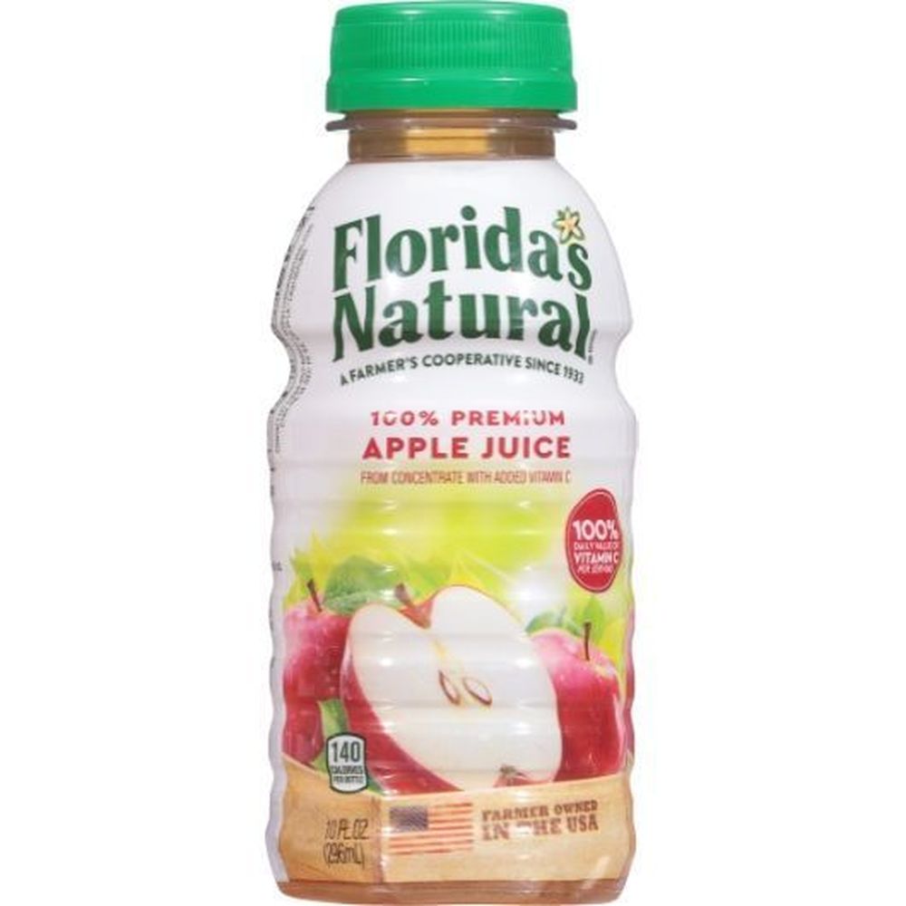 Florida's Natural Apple Juice, 10 Fluid Ounce -- 24 Per Case