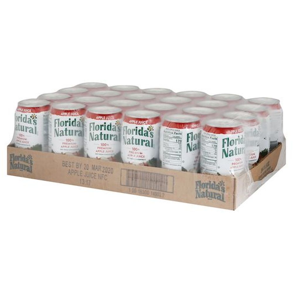 Florida's Natural Apple Juice, 11.5 Fluid Ounce -- 24 per case