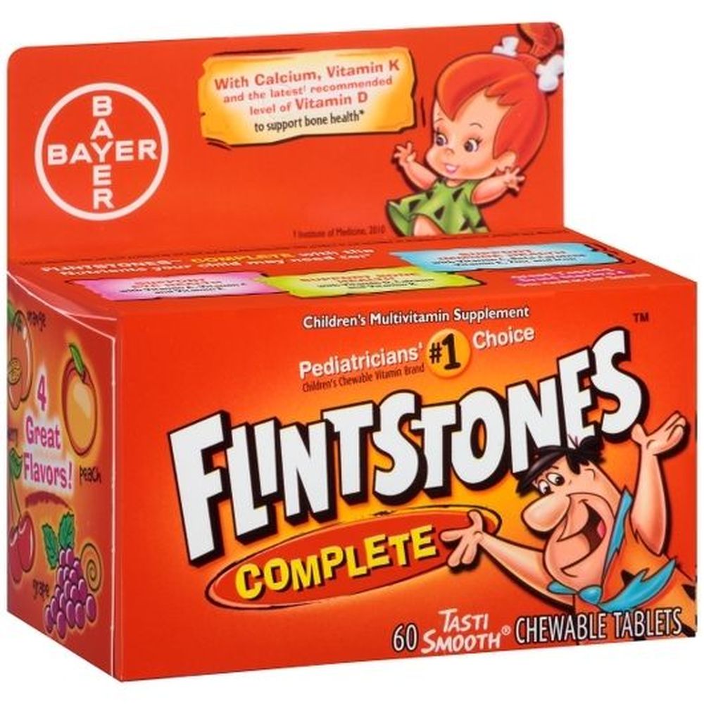 Flintstones Complete Chewable Tablet, 70 Count -- 24 Per Case