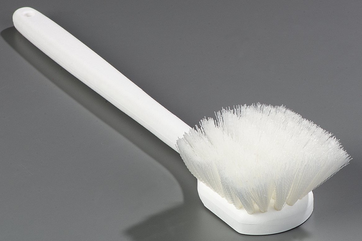 Carlisle Flo-pac Nylon White Utility Scrub Brush, 20 Inch -- 12 Per Case