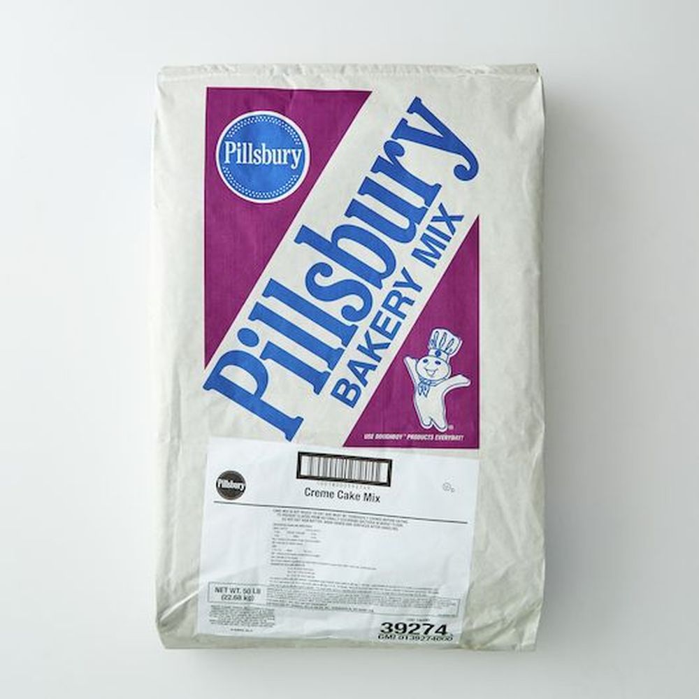 Pillsbury Bakery Mix Creme Cake Mix, 50 Pound