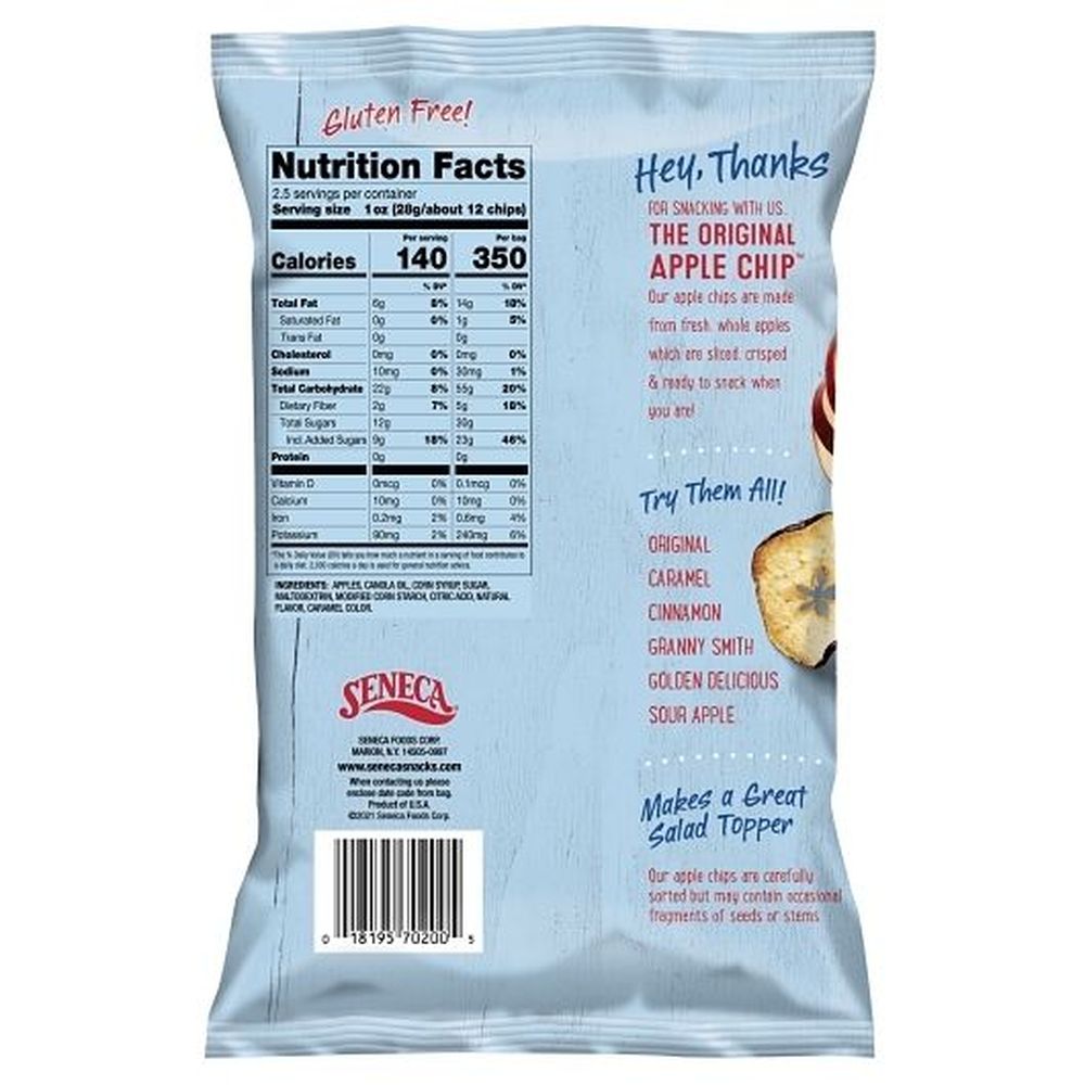 Seneca Caramel Apple Chips, 2.5 Ounce -- 6 Per Case