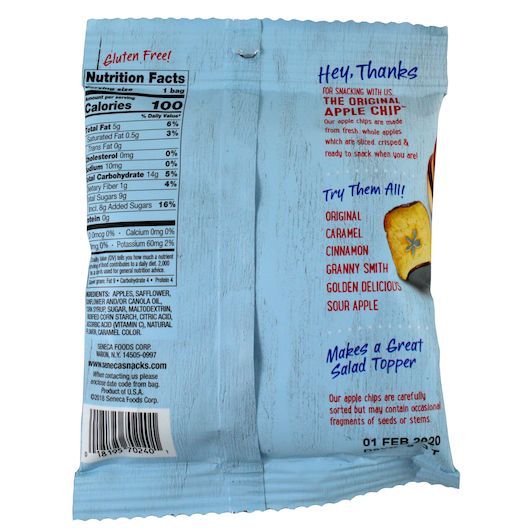 Seneca Caramel Apple Chips, 0.7 Ounce -- 24 Per Case