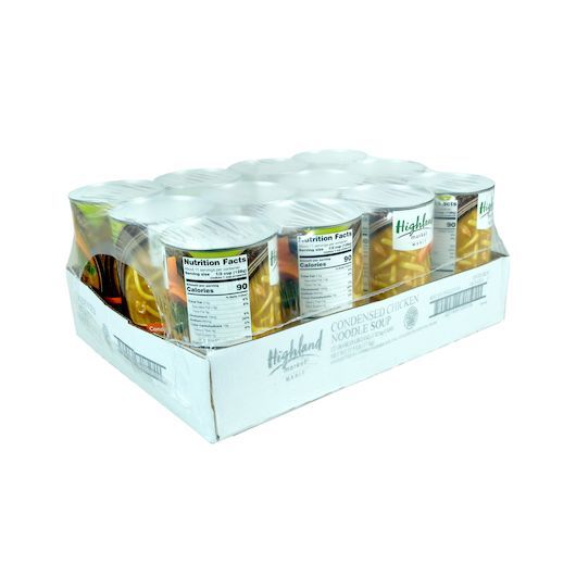 Highland Market Merit Chicken Noodle Soup, 50 Ounce -- 12 Per Case