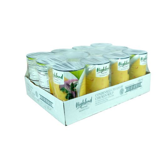 Highland Market Merit Cream Of Chicken Soup, 50 Ounce -- 12 Per Case