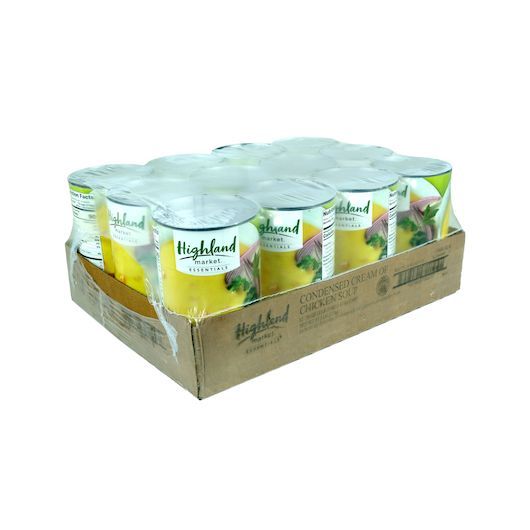 Highland Market Essentials Cream Of Chicken Soup, 50 Ounce -- 12 Per Case