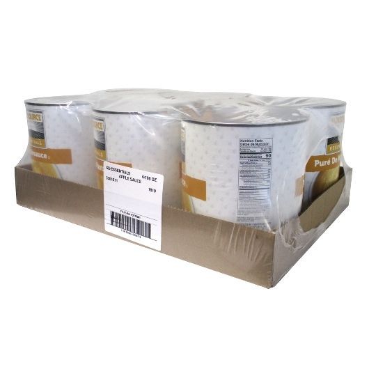 Sunsource Essentials Standard Sweetened Applesauce, 108 Ounce -- 6 Per Case