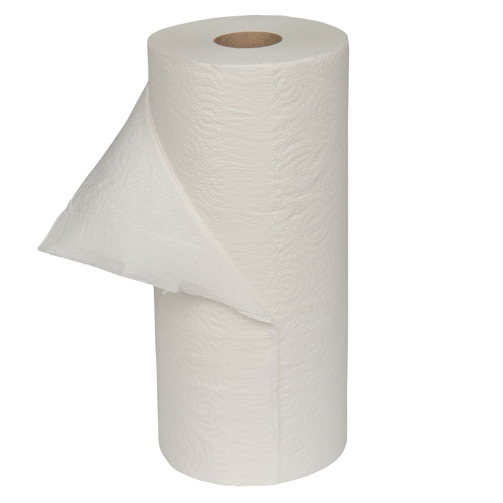 Companions Merit White 2 Ply Kitchen Roll Towel, 250 Sheet -- 12 Per Case
