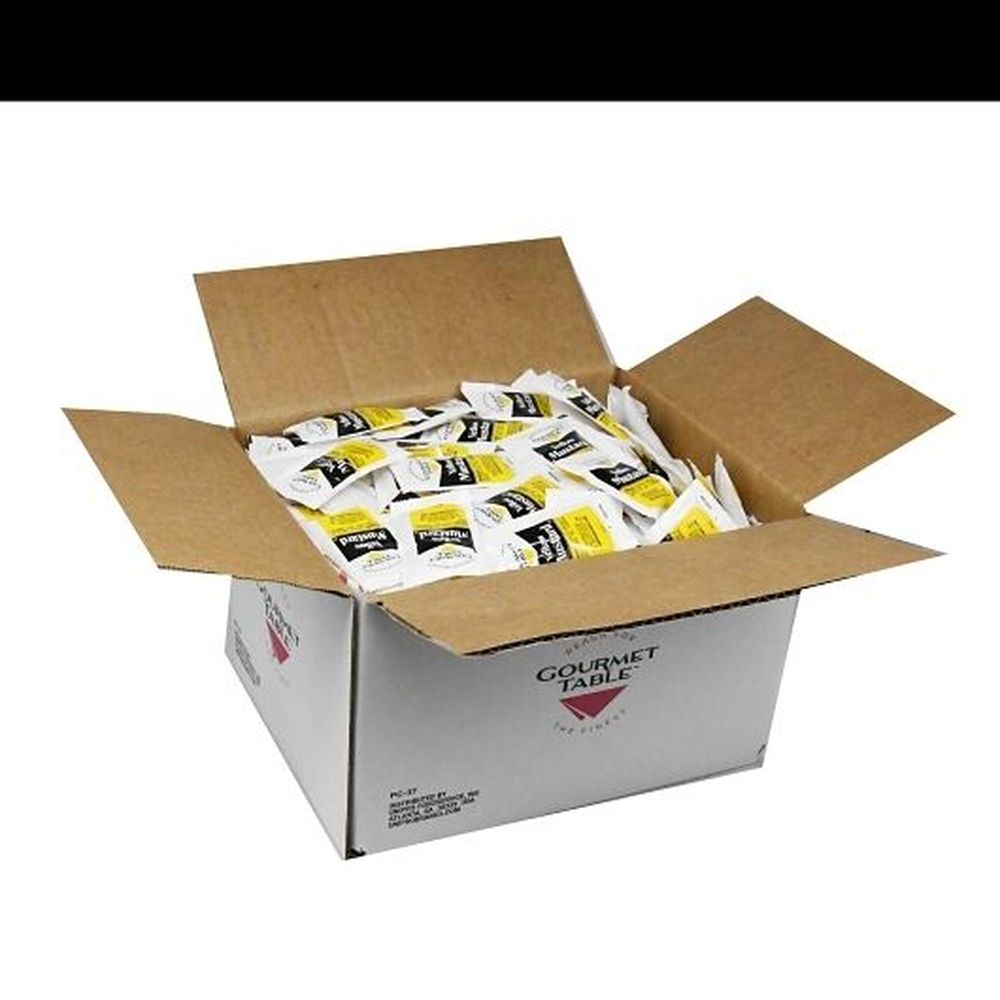 Gourmet Table Yellow Mustard, 4.5 Pouch -- 500 Per Case