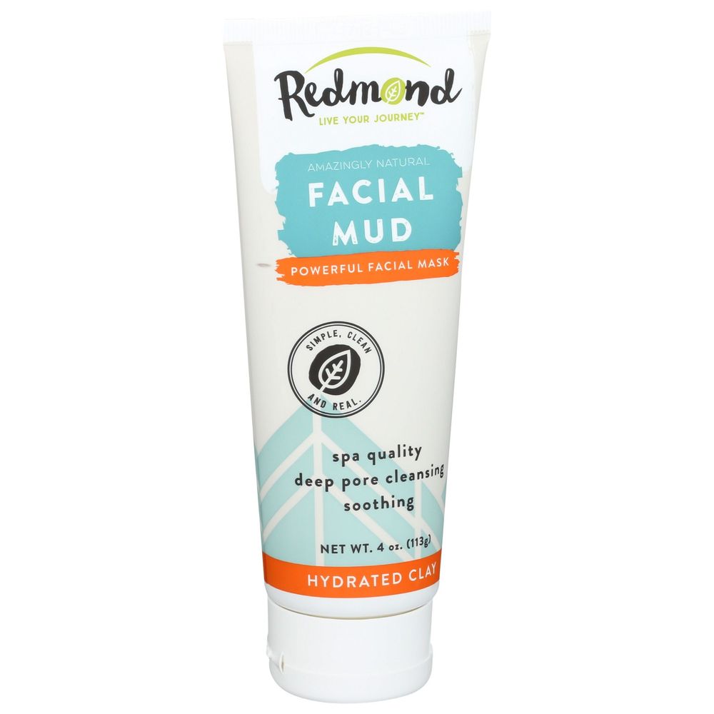Redmond Hydrated Clay Facial Mud, 4 Ounce