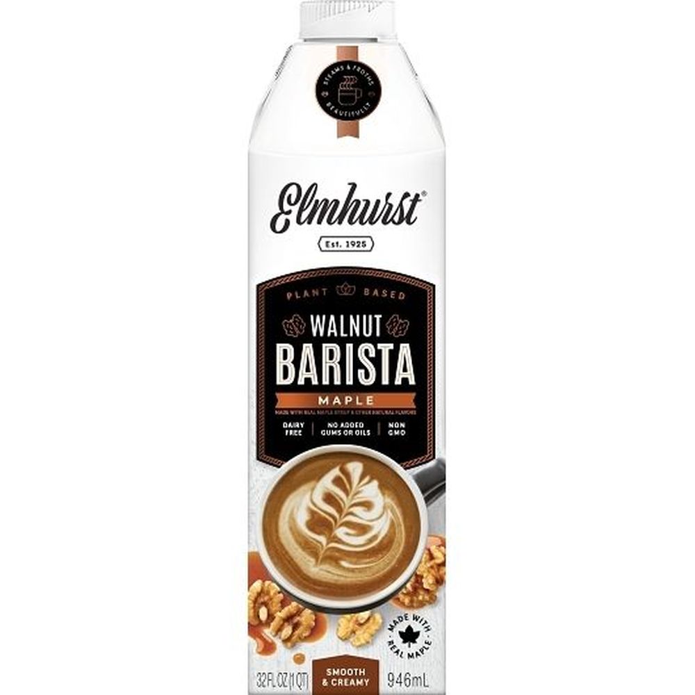 Elmhurst Barista Edition Milked Maple Walnut Milk, 32 Fluid Ounce 6