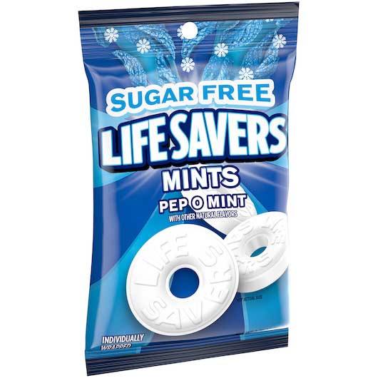 Life Savers Sugar-free Pep O Mint Mints, 2.75 Ounce -- 12 Per Case