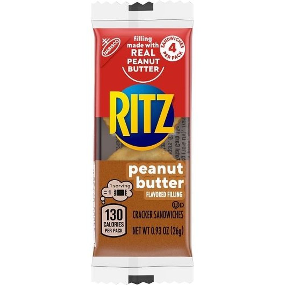 Ritz Toasted Peanut Butter Sandwich Cracker, 0.93 Ounce -- 120 Per Case