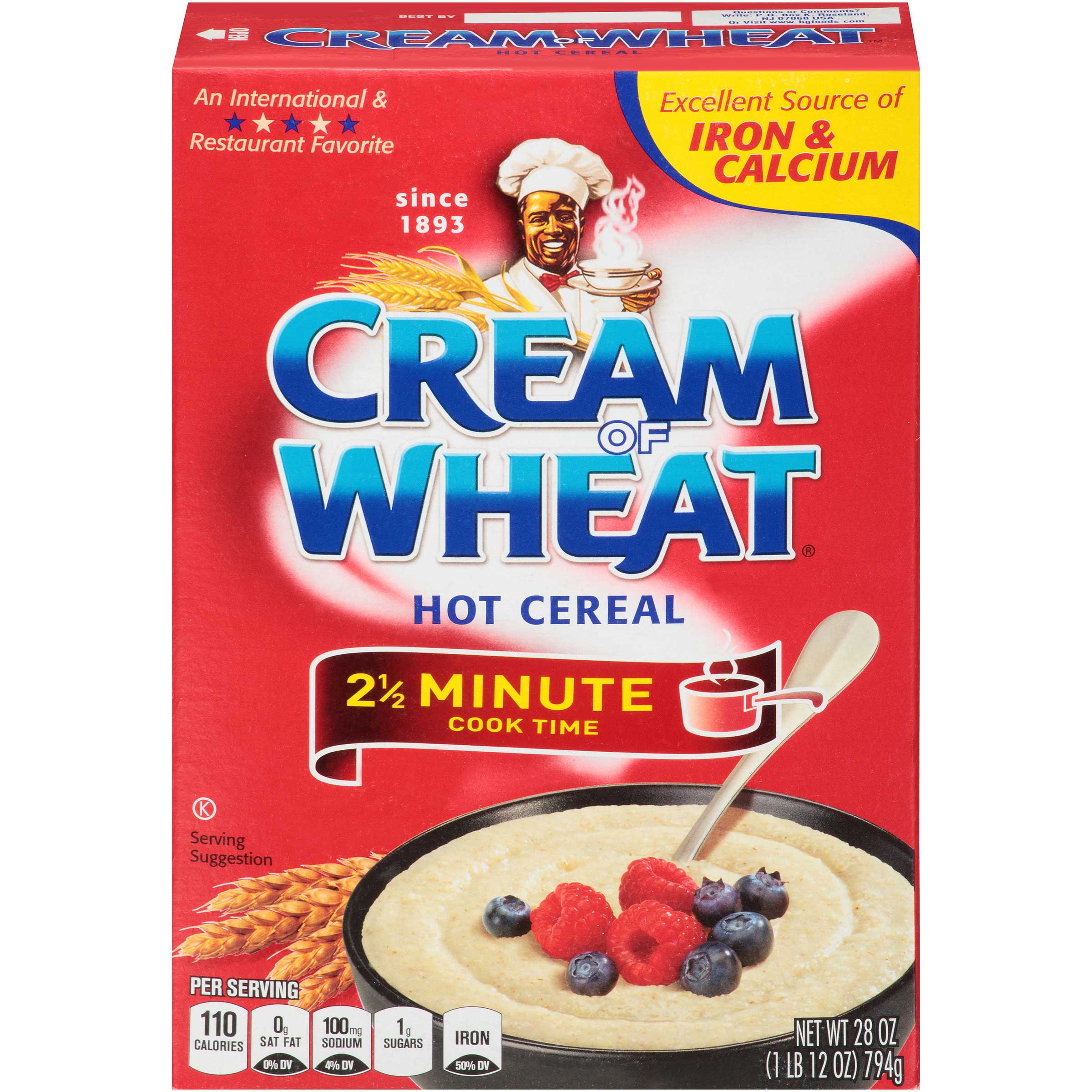 Cream Of Wheat Hot Wheat Cereal, Quick, 28 Ounce -- 12 Per Case