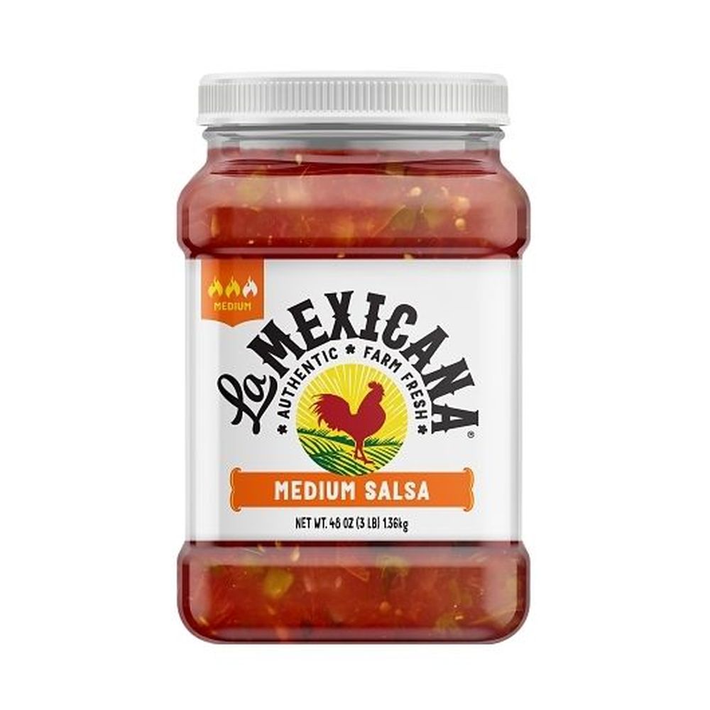 Lamexicana Medium Salsa, 48 Ounce -- 6 Per Case