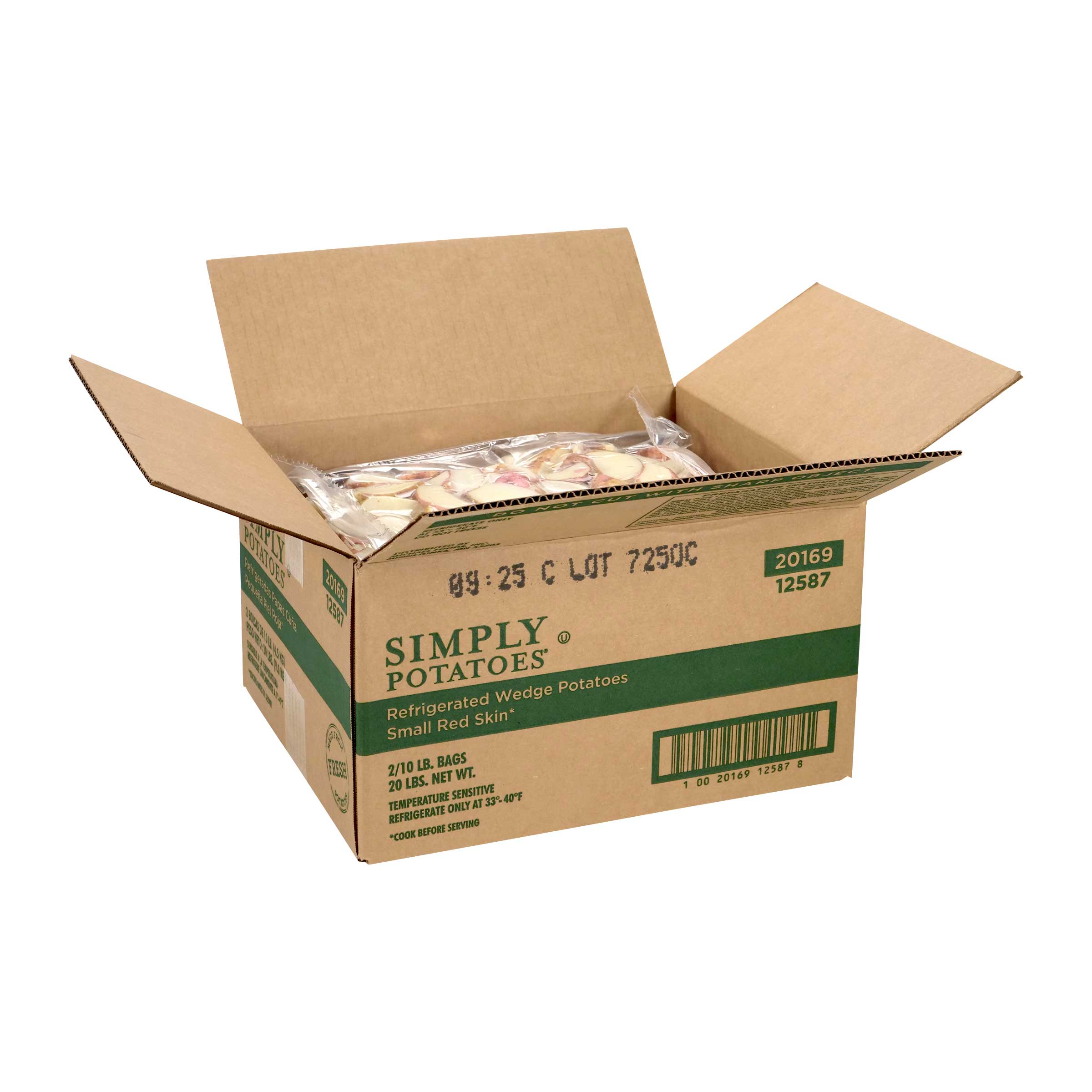Michael Foods Northern Star Small Red Skin Potato, Wedge, 10 Pound -- 2 Per Case