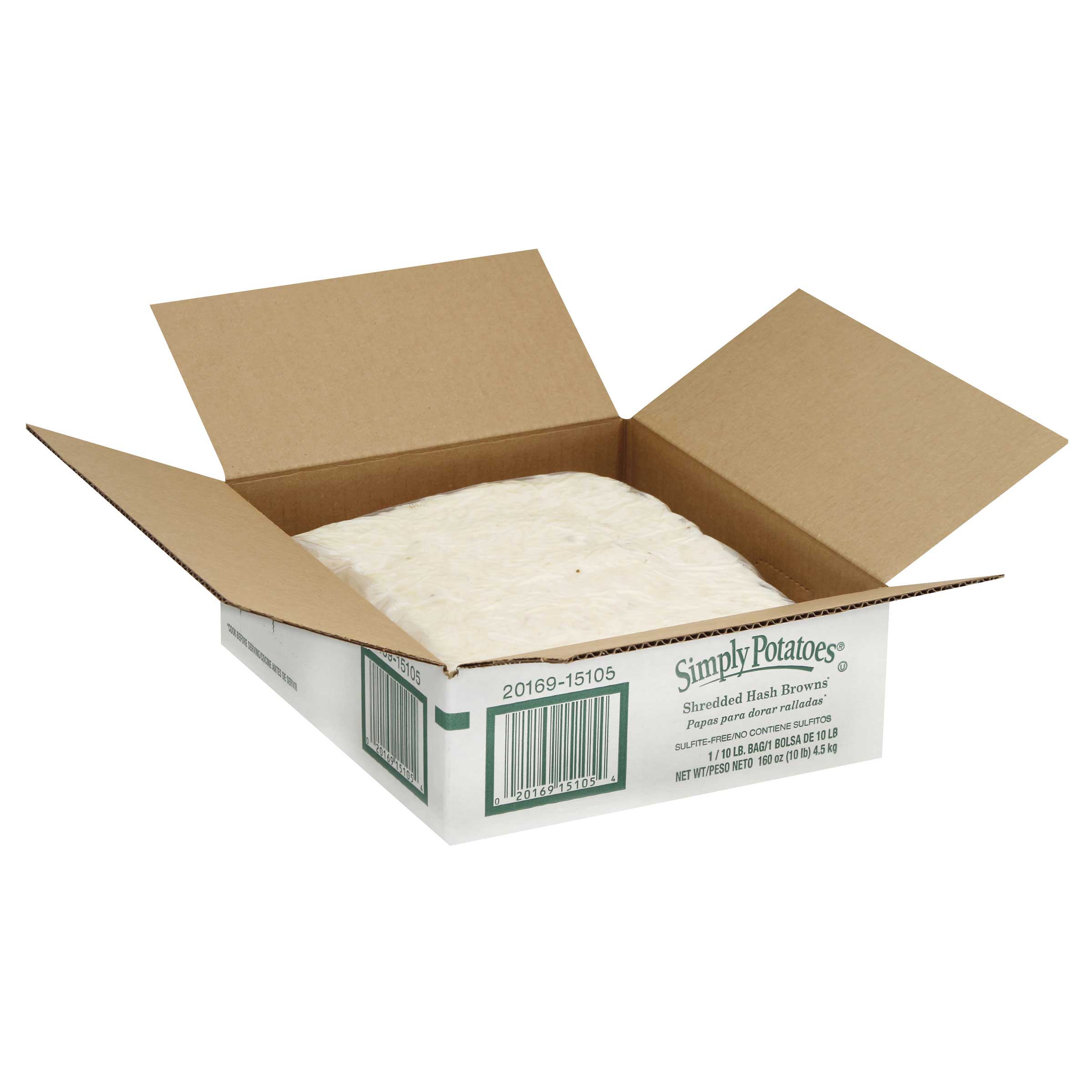 Simply Potatoes Shredded Potato, 10 Pound