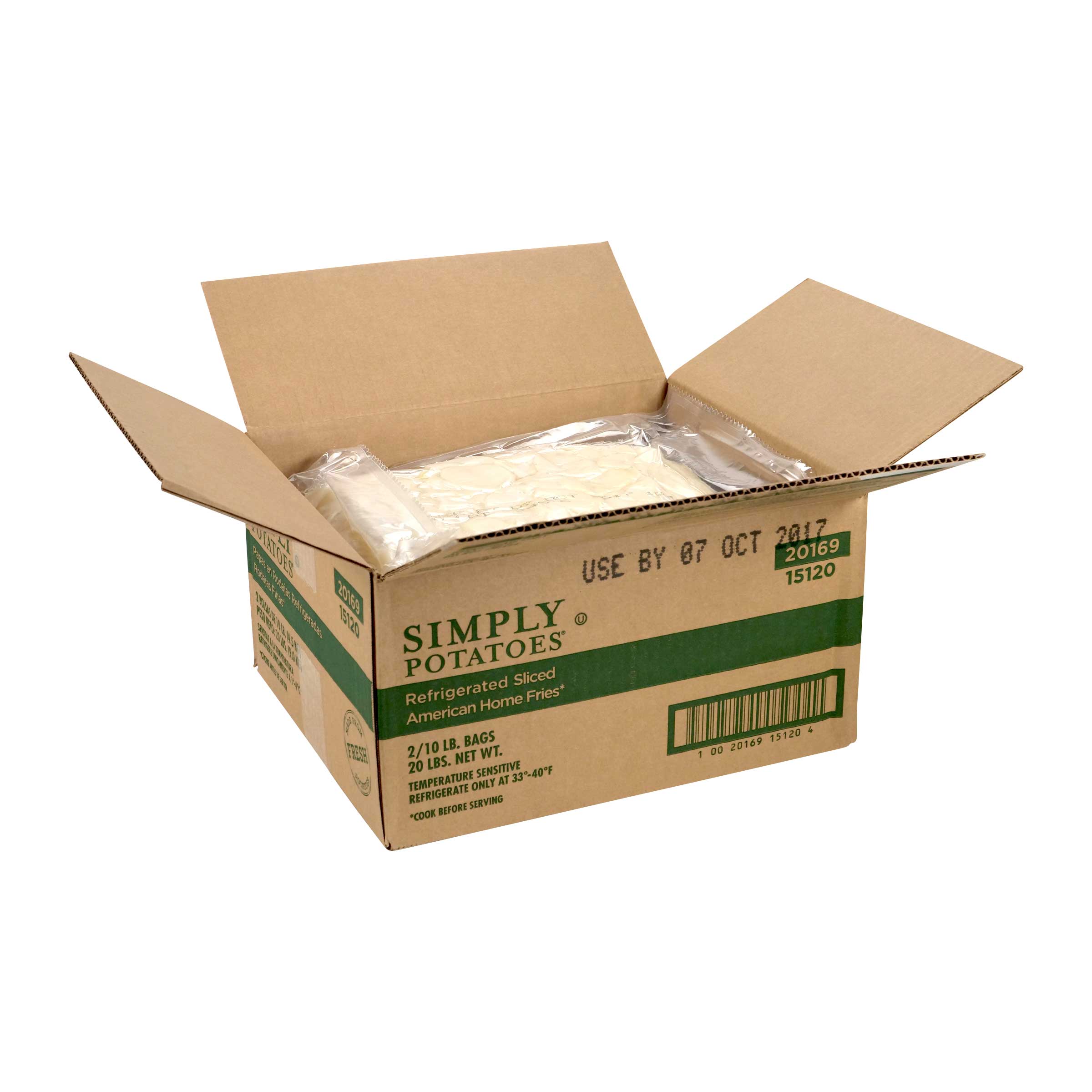 Simply Potatoes American Home Fry, Sliced, 10 Pound -- 2 Per Case
