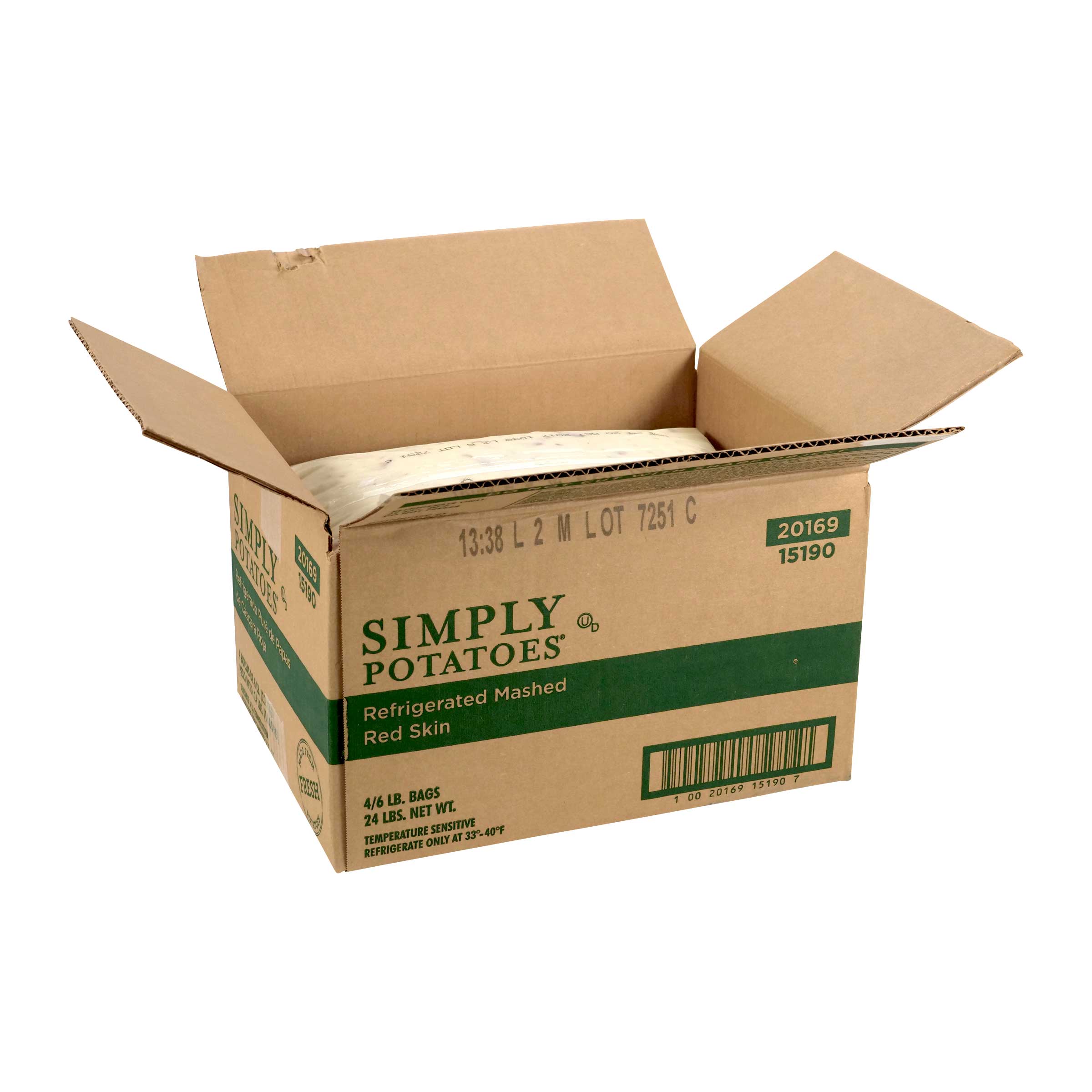 Simply Potatoes Red Skin Mashed Potato, 6 Pound -- 4 Per Case
