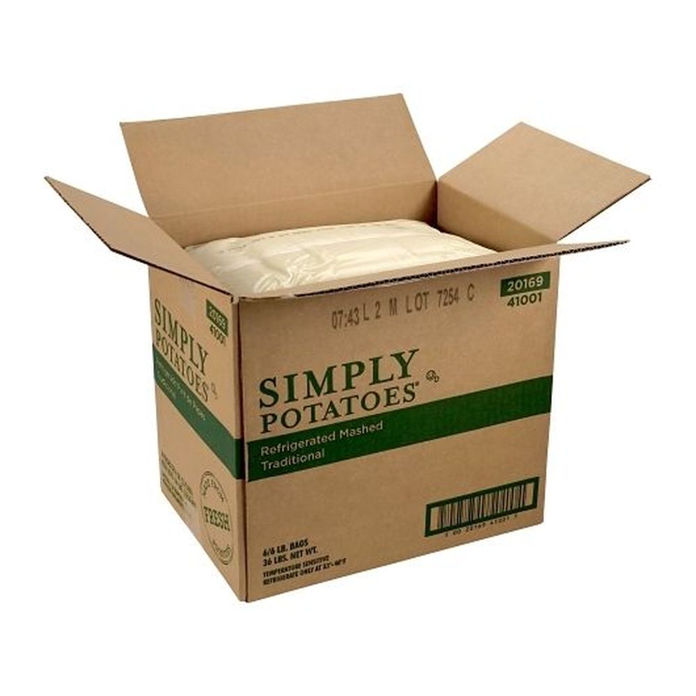 Simply Potatoes Traditional Mashed Potatoes, 6 Pound -- 6 Per Case