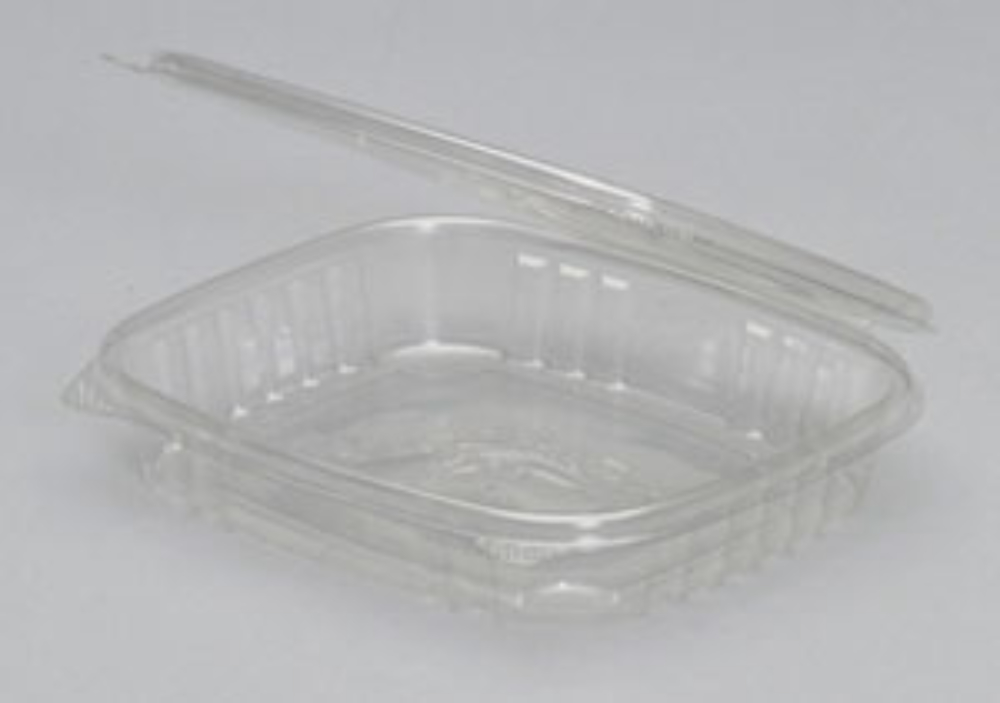 Genpak Apet Shallow Clear Hinged Deli High Dome Container, 16 Ounce -- 200 Per Case