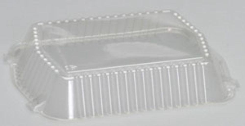 Genpak Smart-set Polyethylene Terephthalate Clear Tray Lid Only, 9-3/8 X 7-3/8 X 1-5/8 Inch -- 250 Per Case