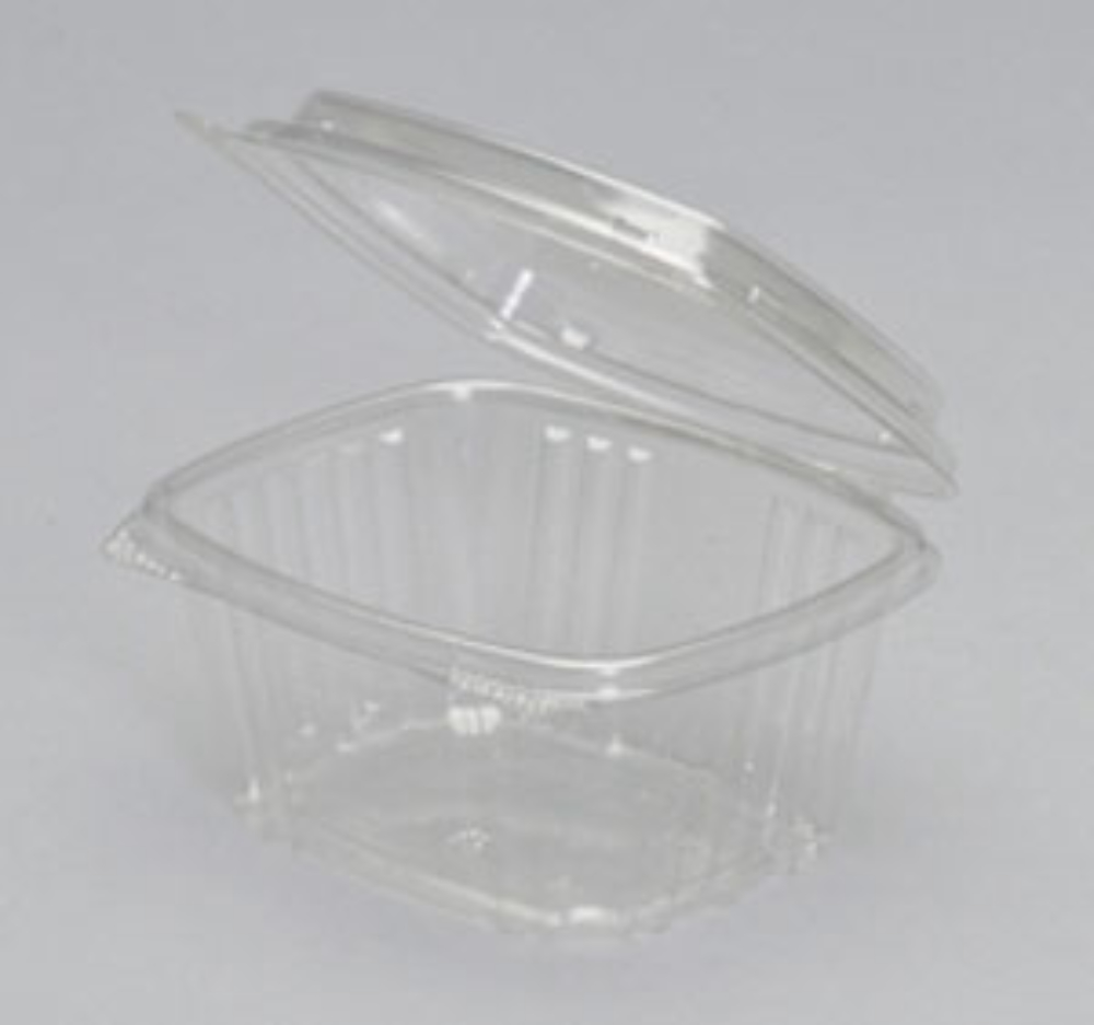 Genpak Clear High Dome Hinged Deli Container, 16 Ounce -- 200 Per Case