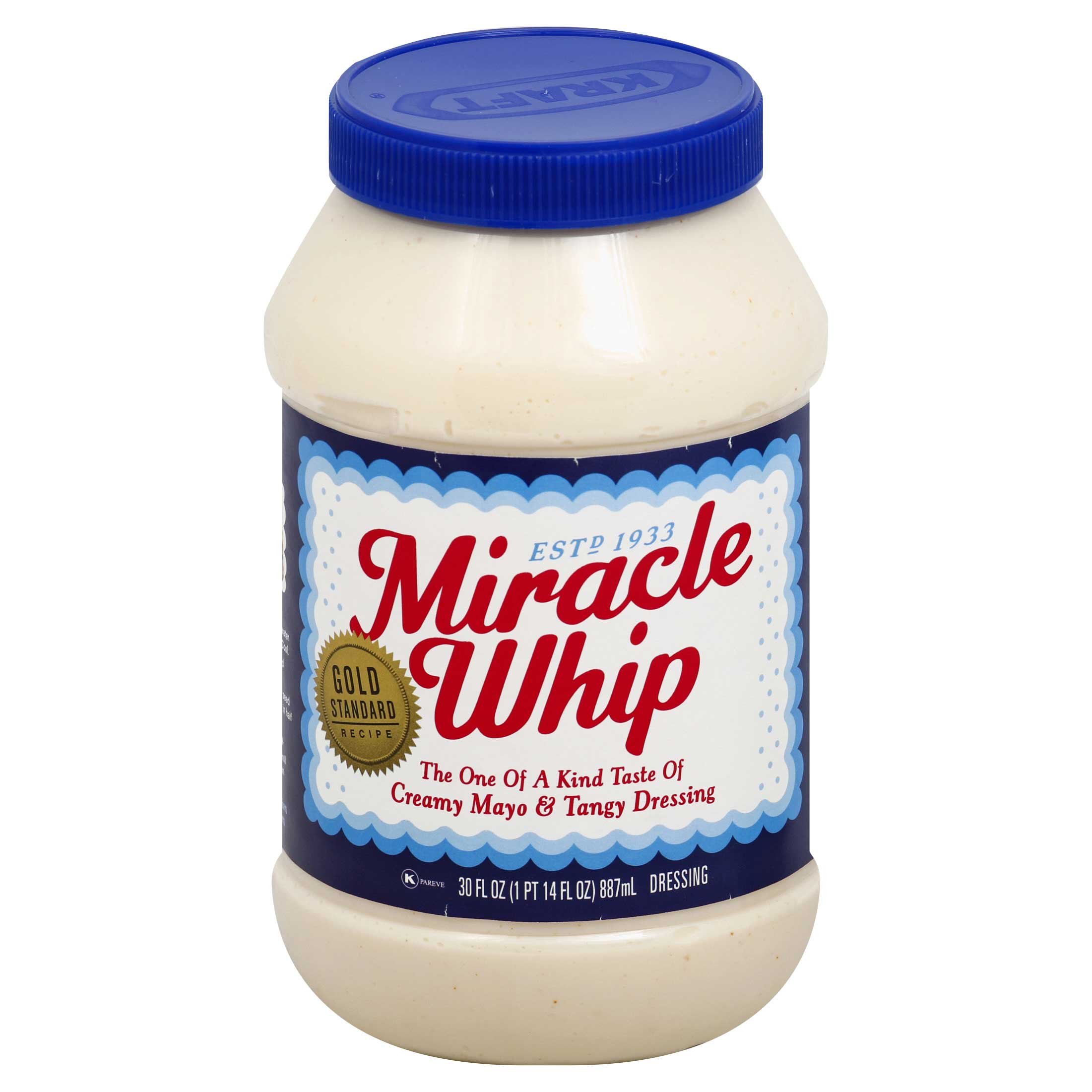 Miracle Whip Original Spoonable Dressing, 30 Ounce -- 12 Per Case