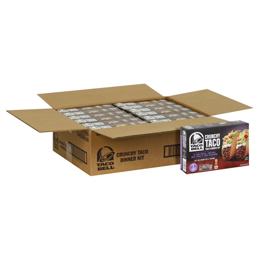 Taco Bell Crunchy Taco Dinner Kit, 8.85 Ounce -- 12 Per Case