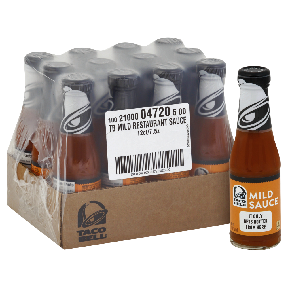 Taco Bell Mild Taco Sauce, 7.5 Ounce -- 12 Per Case