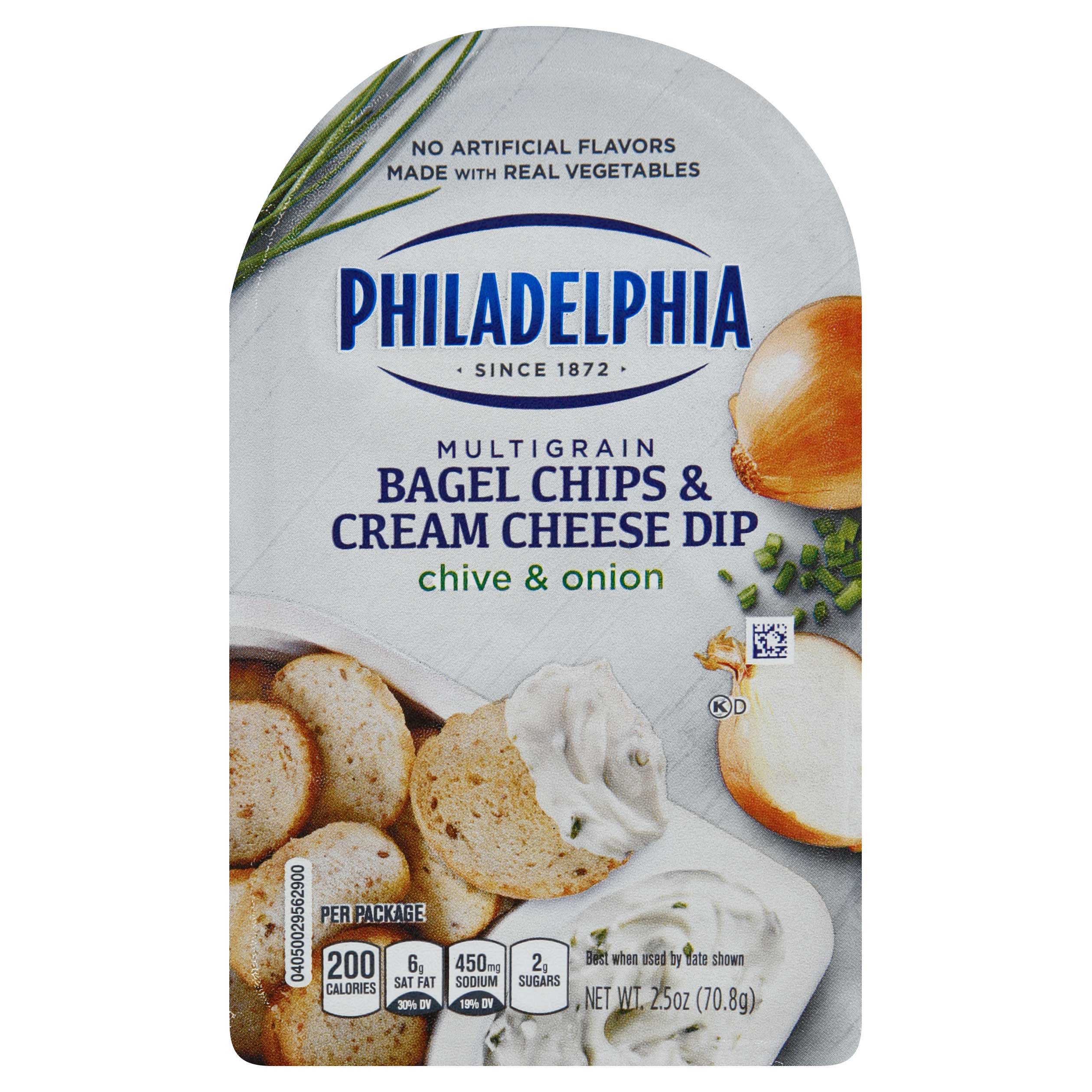 PHILADELPHIA Bagel Chips & Cream Cheese Dip Case | FoodServiceDirect