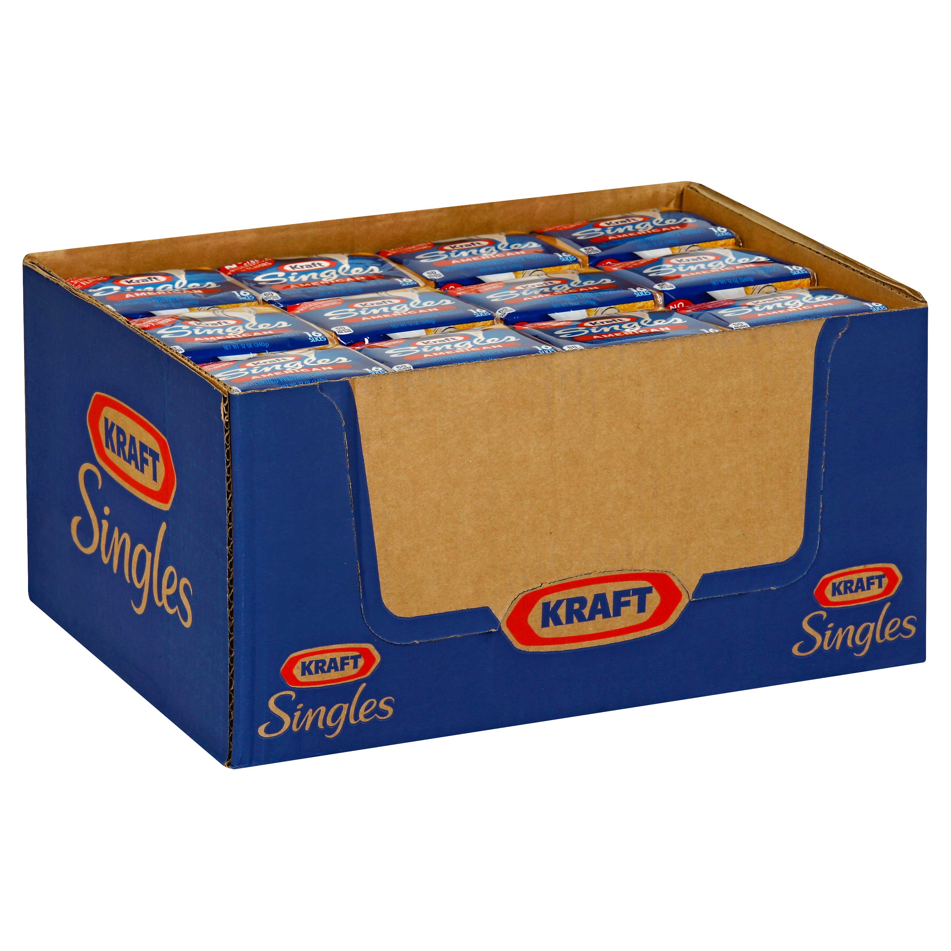 ALL THE SINGLES72〜97 Kraft Singles American Sliced Cheese, 12 Ounce -- 48 per case.