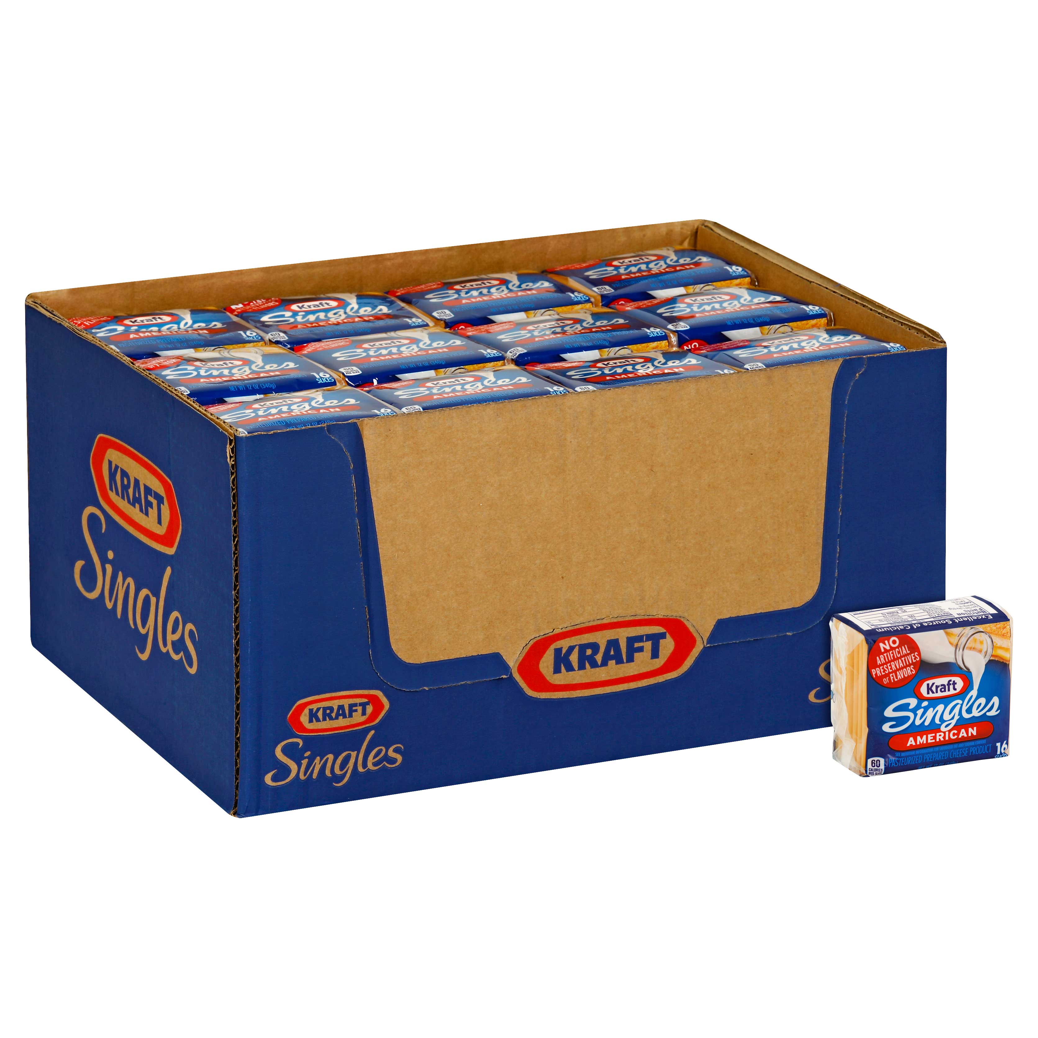 ALL THE SINGLES72〜97 Kraft Singles American Sliced Cheese, 12 Ounce -- 48 per case.
