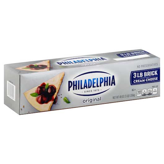 Philadelphia Original Cream Cheese Loaf, 3 Pound -- 1 Each