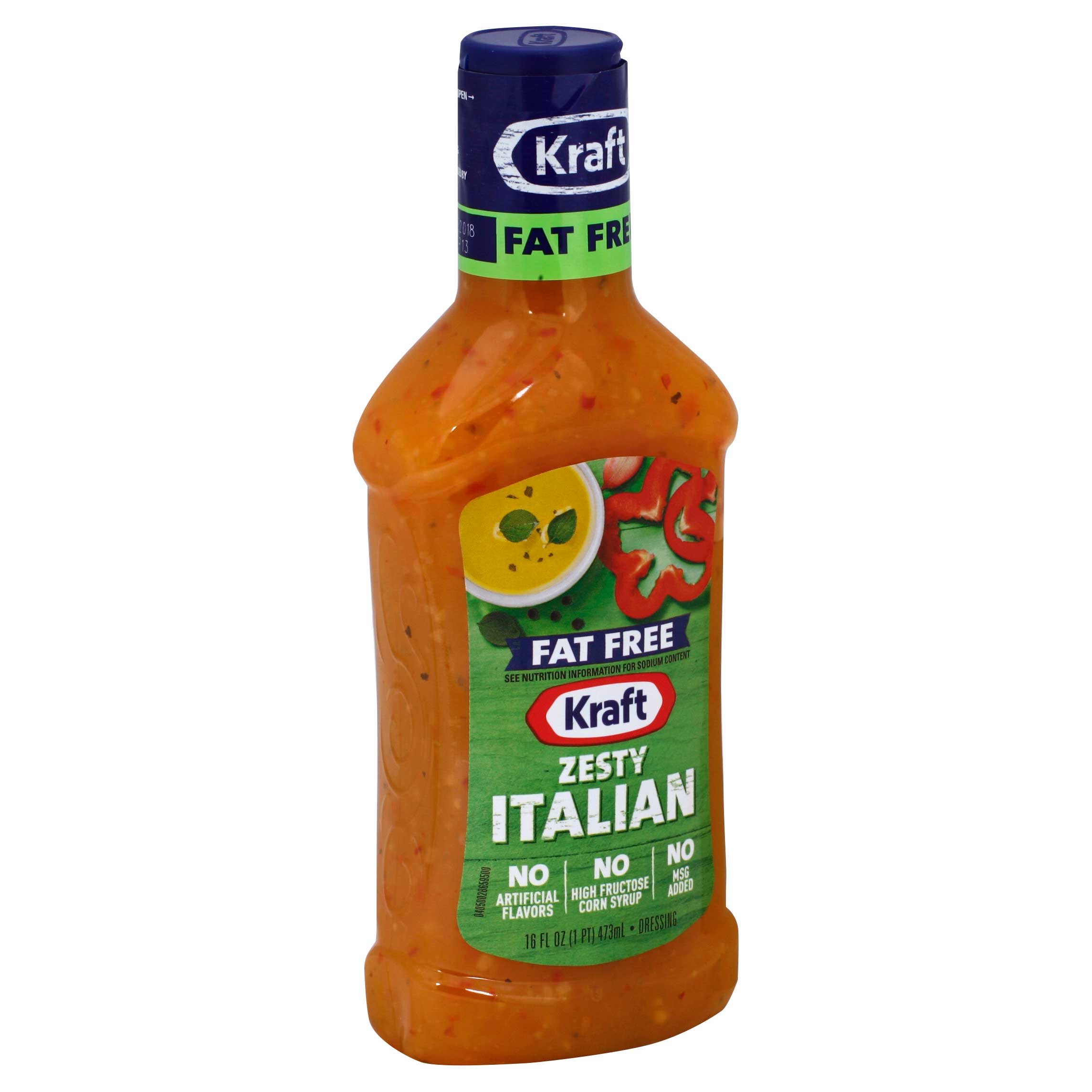 Kraft FatFree Zesty Italian Salad Dressing Case FoodServiceDirect